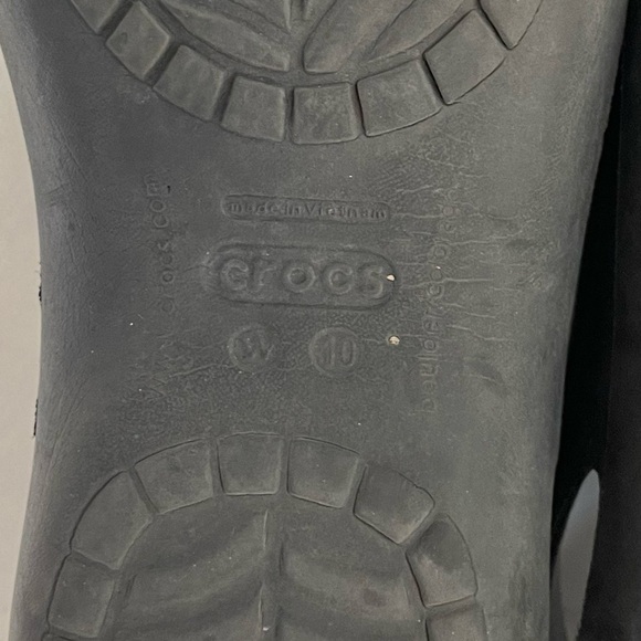 CROCS Black Kadee Ballet Slip On Flats Size 10 Neutral Comfort Balletcore - Picture 5 of 7